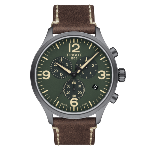 Tissot Chrono XL Grey PVD / Green